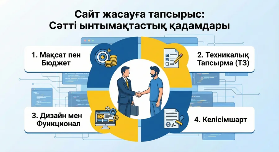 сайт жасау жоспары